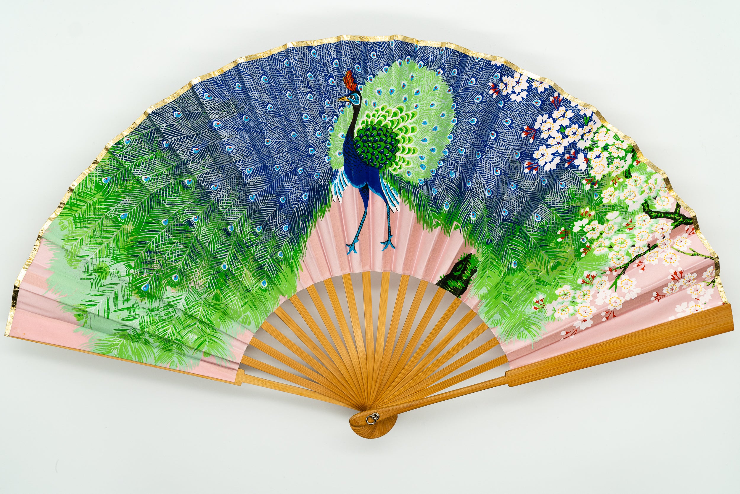 孔雀 絹扇 – SENSUP
