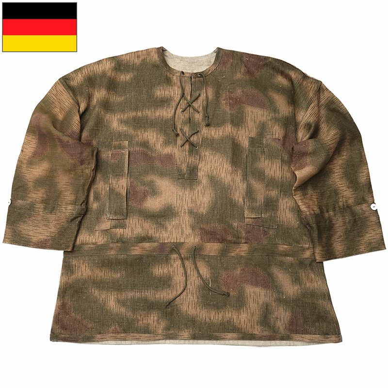 ドイツ軍タイプ WW2 リバーシブルスモック スワンプターン 新品 プル