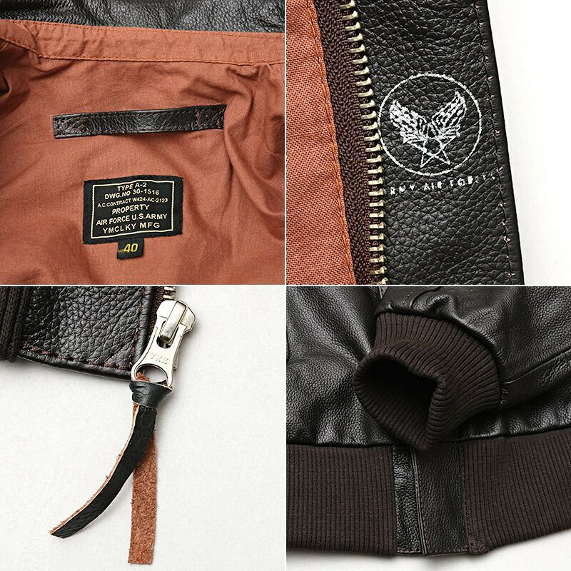 米軍タイプ A-2フライトジャケット JJ260YN メンズ A2フライト