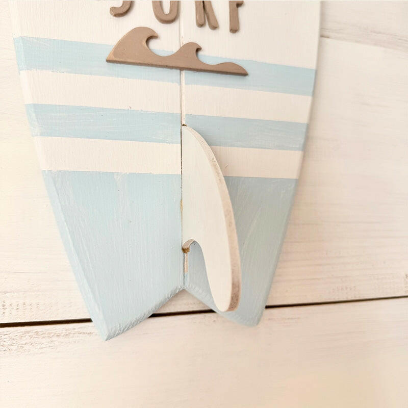 サーフボード型時計 ハワイアン壁掛け時計 フィッシュテールボード