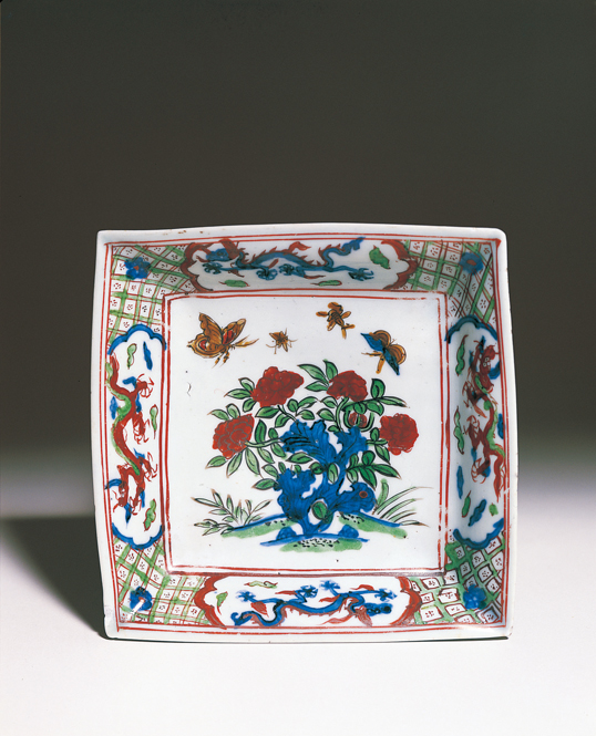 中国清朝時代 古染付レンゲ、鉢5客 東Y7-1022☆2Fタニチ 中国清朝時代