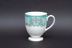 ウェッジウッド コロンビアセージグリーン オープンシュガーボウルを