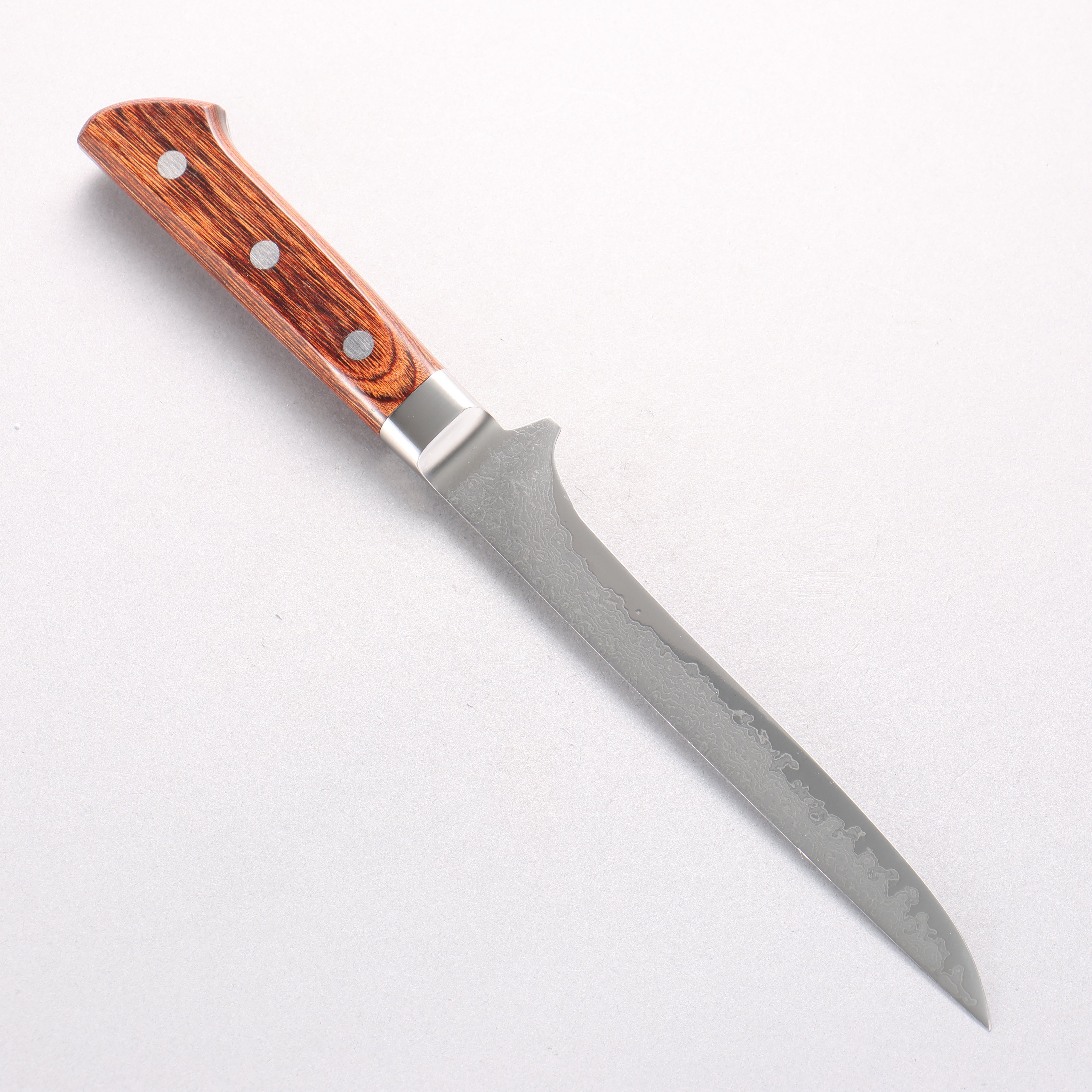 玉鋼 響十 63層 ダマスカス ボーニングナイフ 160mm KP-1119 – 清助