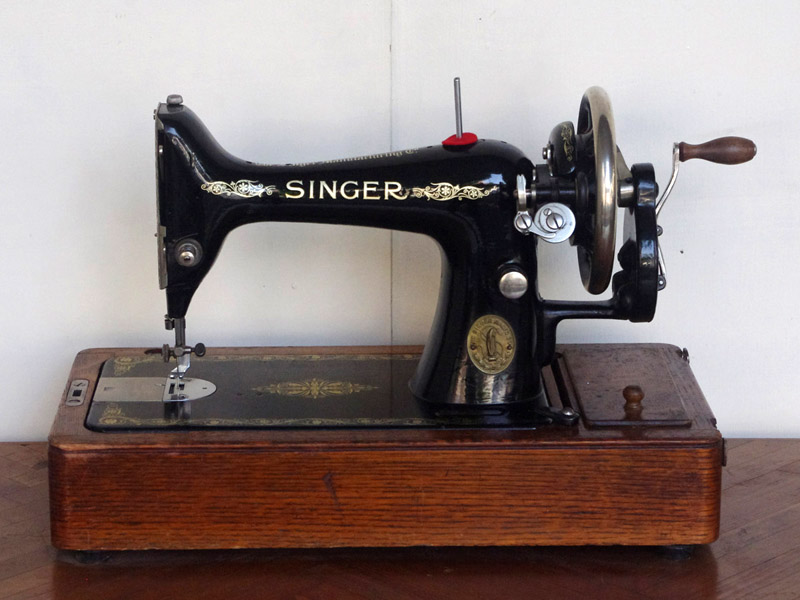 No.423 SINGER 99K シンガー製 水平釜 家庭用手回しミシン