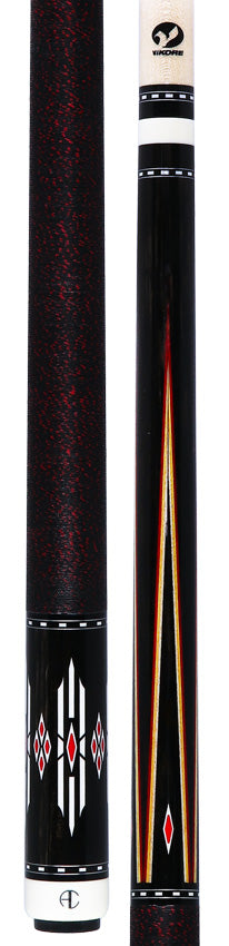 Ariel Carmeli by Viking Diamond Series Red Diamond Pool Cue with