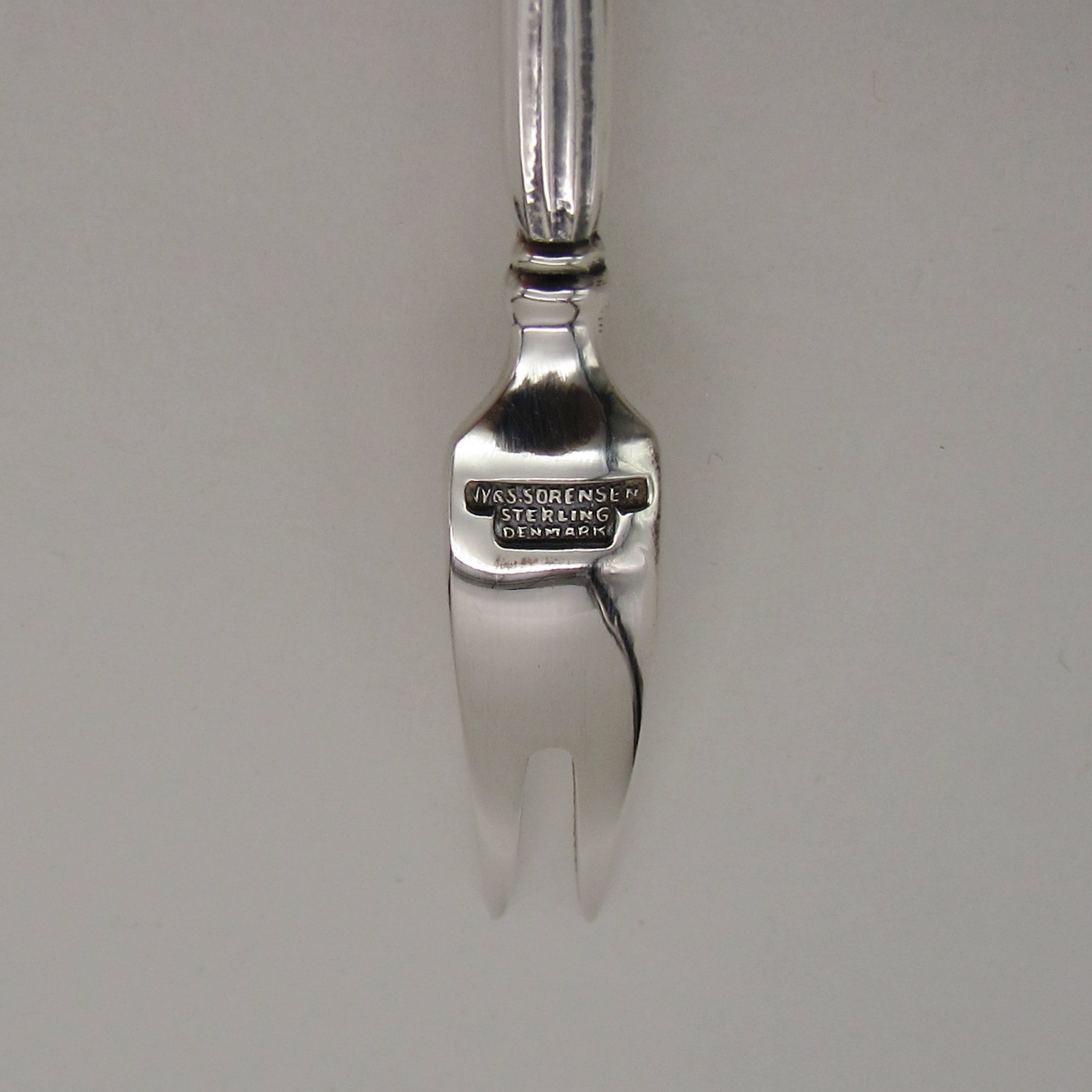 W&S Sorensen Silversmiths-Set of 6 Danish Sterling Cocktail Forks