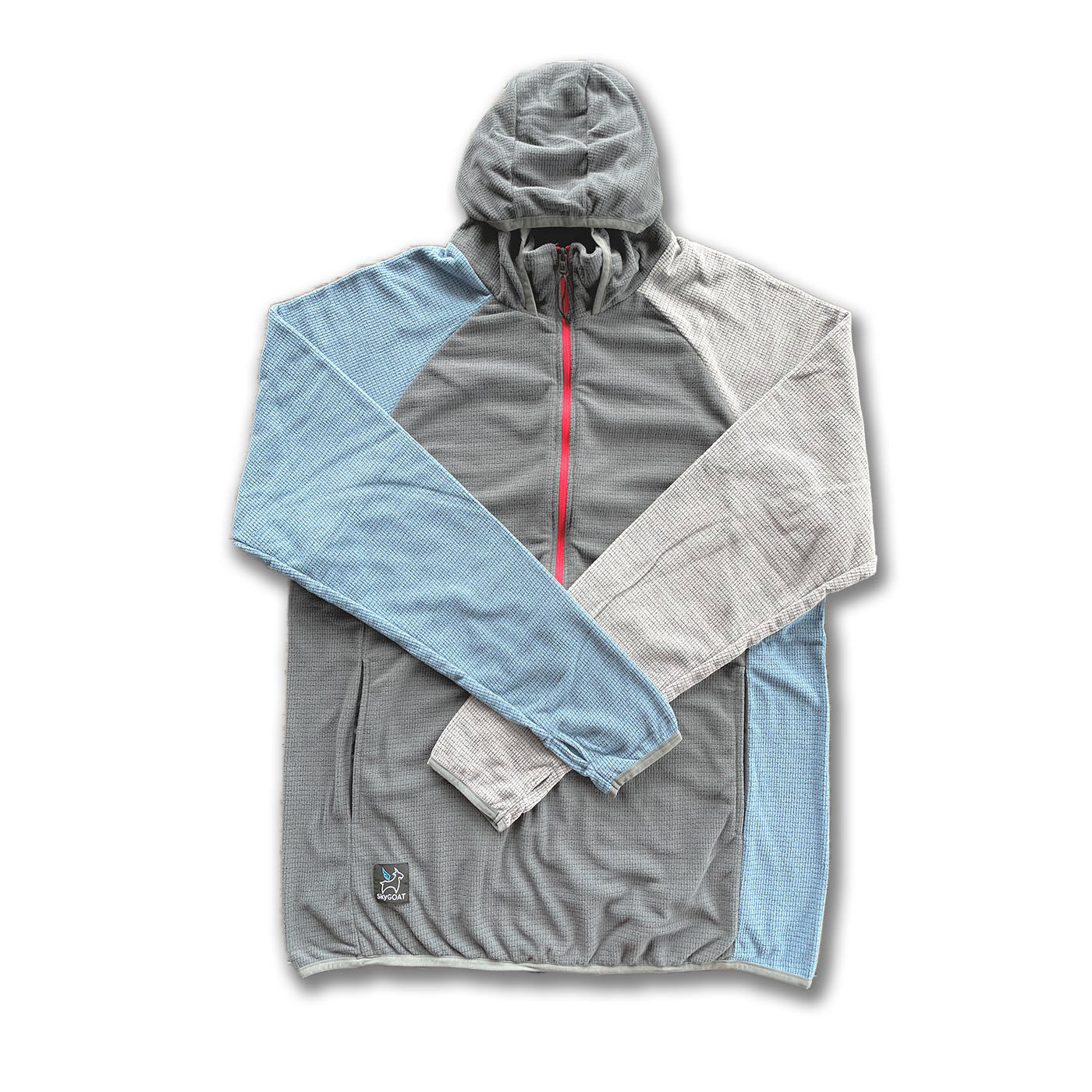 Men's CAMP Microgrid Fleece Half-Zip Hooded Pullover | SkyGOAT
