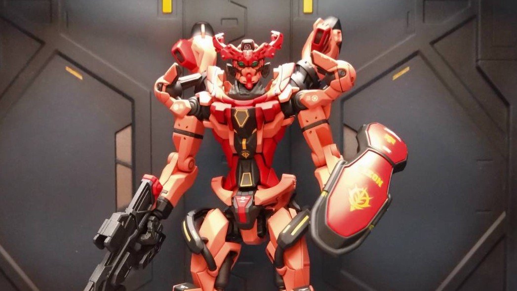 シャア専用赤いジークアクスを制作♪】 メビウスの宇宙を越え、HG