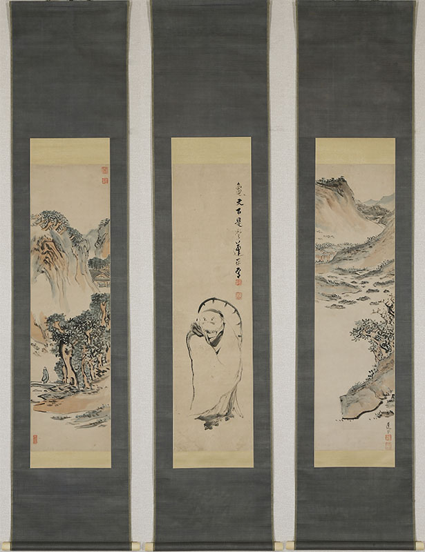 山水人物図｜商品一覧｜新古美術わたなべ