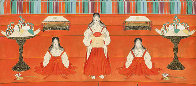 雛飾図｜商品一覧｜新古美術わたなべ