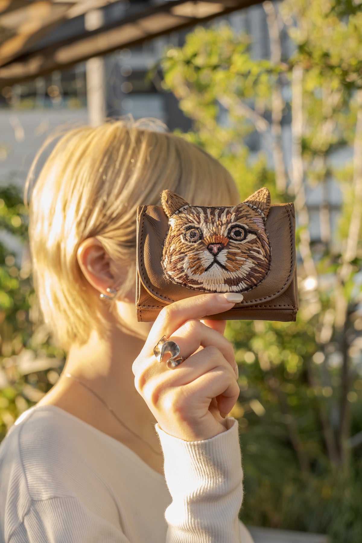 tamao world ねこ3つ折りミニ財布