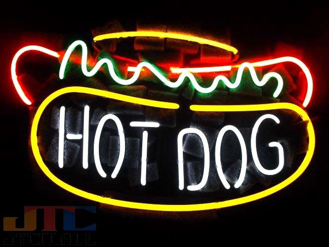 楽天市場】送料無料！！【現品処分！！】ネオンサインHOT DOG