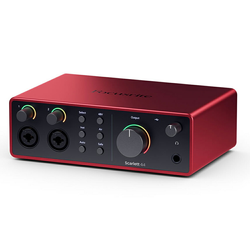 楽天市場】Focusrite オーディオ インターフェイス Scarlett Solo 4th
