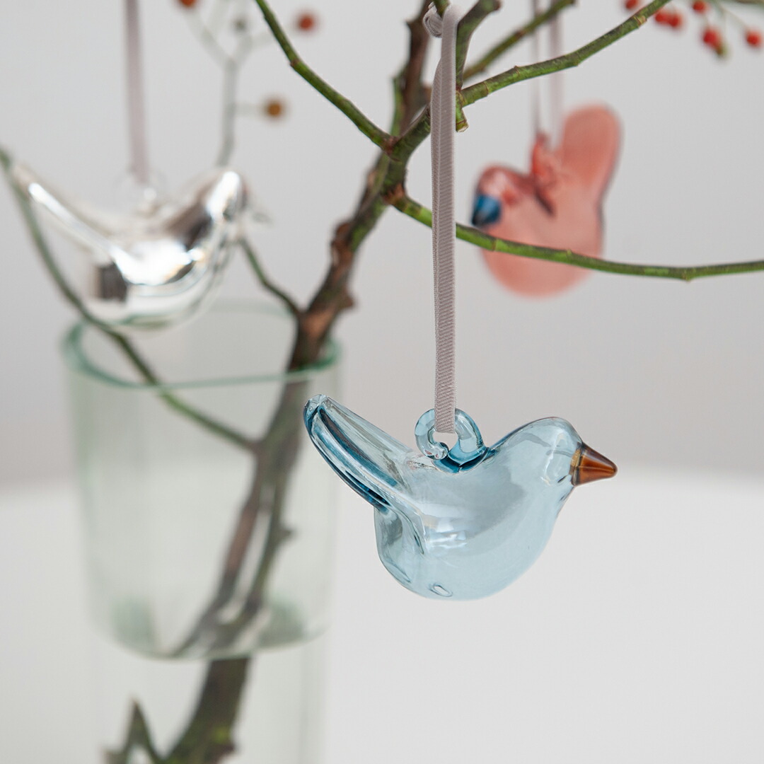 楽天市場】イッタラ ガラスオーナメント ガラスバード ミックス3個