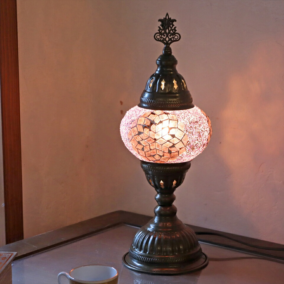 楽天市場】トルコランプ モザイクテーブルランプ ハンギング 高さ30cm