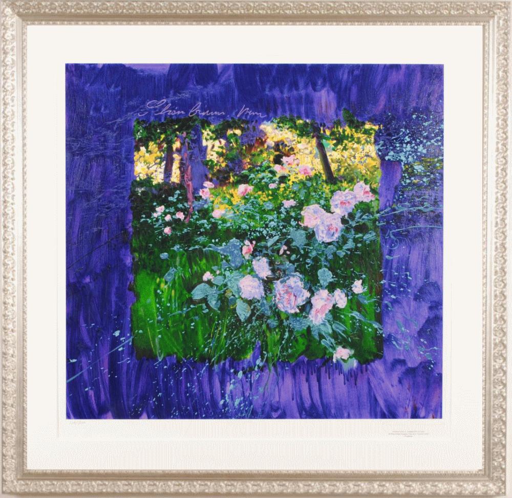 楽天市場】ホアキン・トレンツ・リャド スタット公園の庭 花 絵画 薔薇