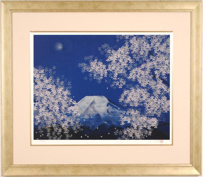 楽天市場】中島千波 臥龍桜爛漫 桜 絵画 臥龍桜 和風 岐阜県高山市