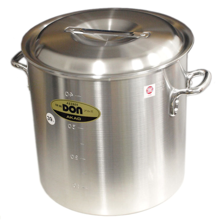 楽天市場】【お取り寄せ】アカオアルミ DON 寸胴鍋 21cm（約7.2
