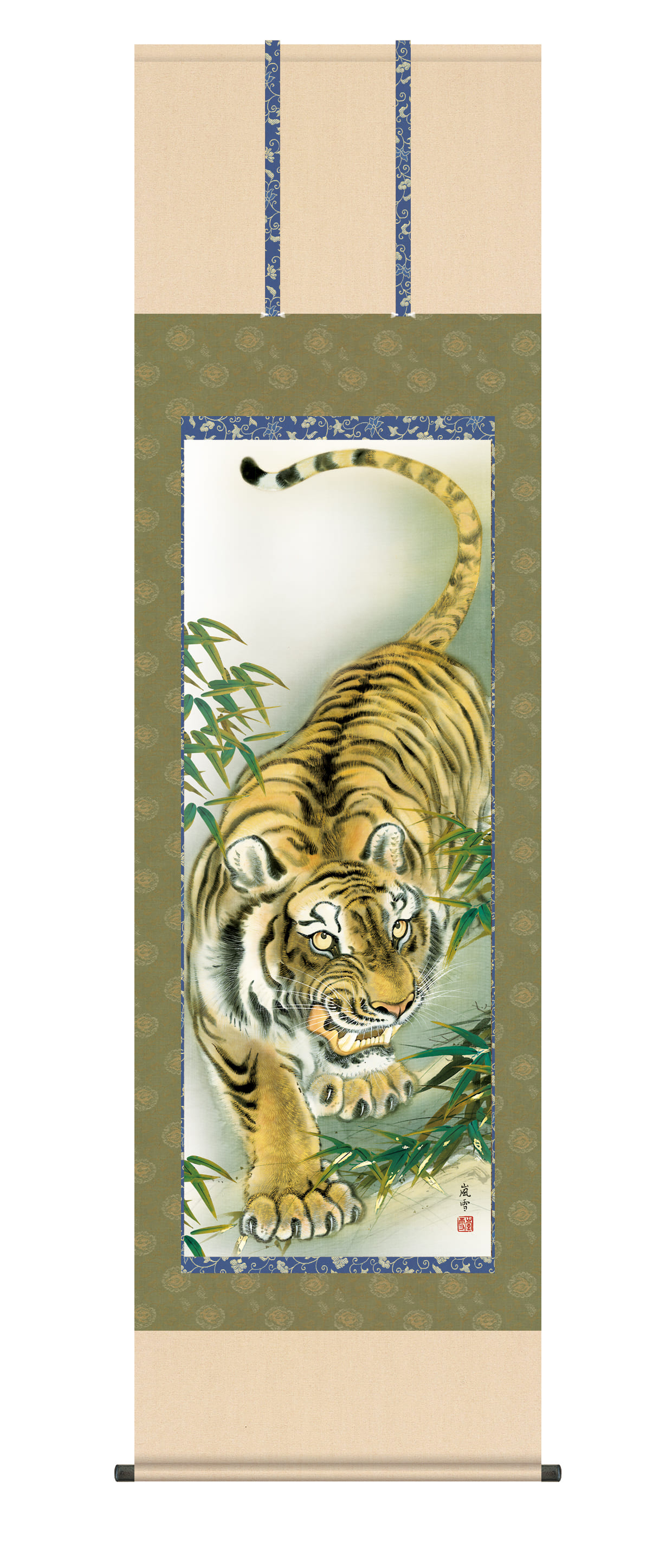 楽天市場】掛け軸 掛軸（かけじく）猛虎（高松 石華）全国送料無料無料