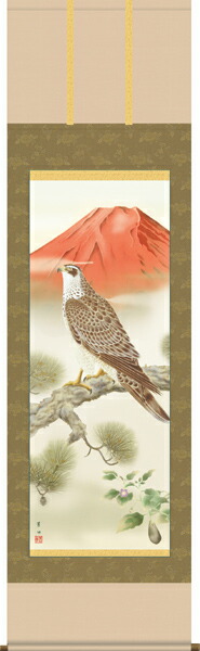 楽天市場】掛け軸／掛軸一富士二鷹三茄子（瀬田 功舟） 開運 初夢 富士