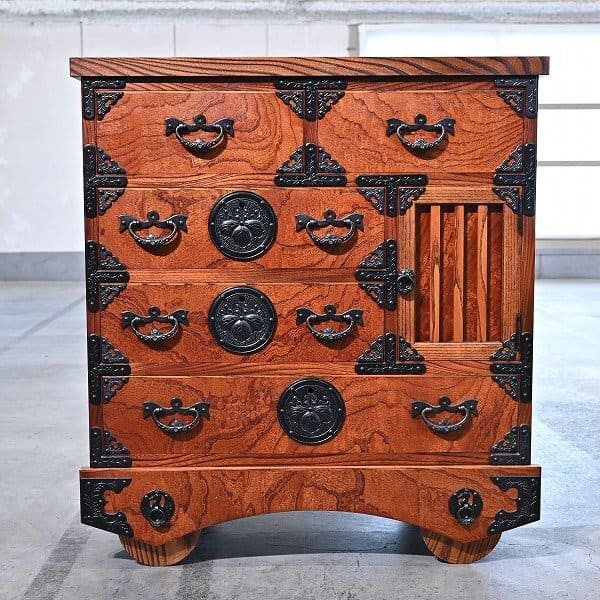 楽天市場】岩谷堂箪笥 140万「間箪笥」整理たんす 欅材 漆塗り 南部