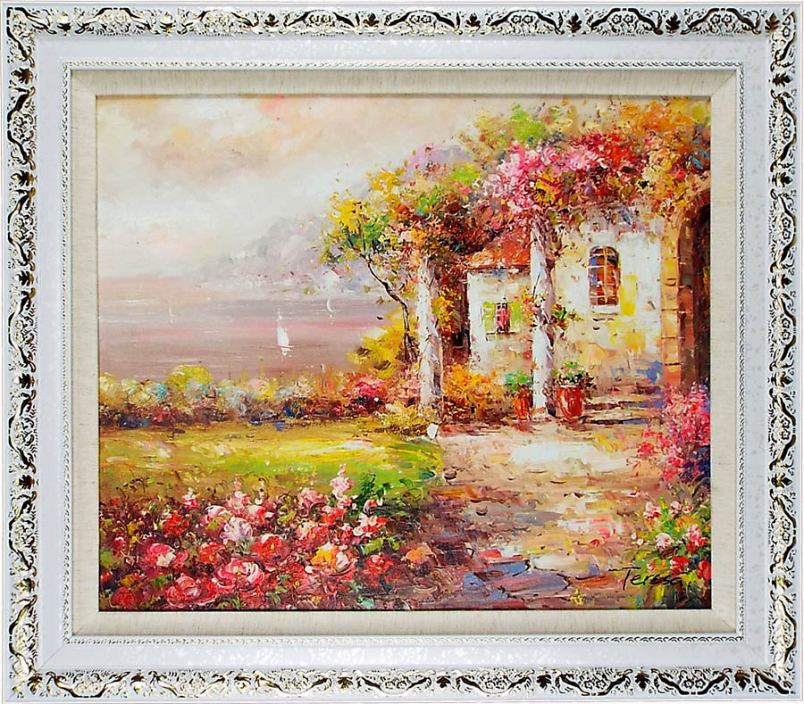 楽天市場】花の絵 絵画 油絵 アートパネル開業祝い 開院祝い「コスモス