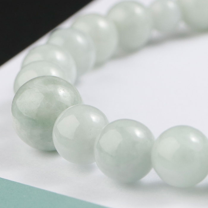 楽天市場】数珠ブレスレット 約7ミリ ビルマ翡翠 高級桐箱【腕輪念珠