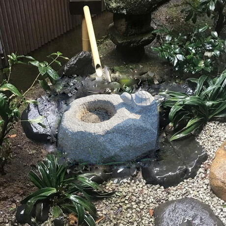 楽天市場】【重量物商品】【営業所止め】玉石(中国産)の水鉢日本庭園の