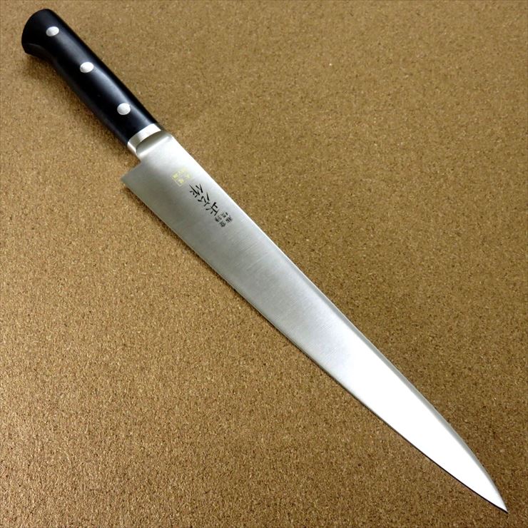 楽天市場】関の刃物 筋引き包丁 24cm (240mm) 正広 本焼 MV鋼 MBS-26