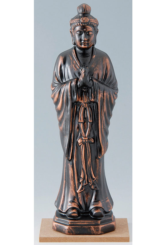 楽天市場】仏像シリーズ ブロンズカラー（青銅色）塗装 陶器製 仏像
