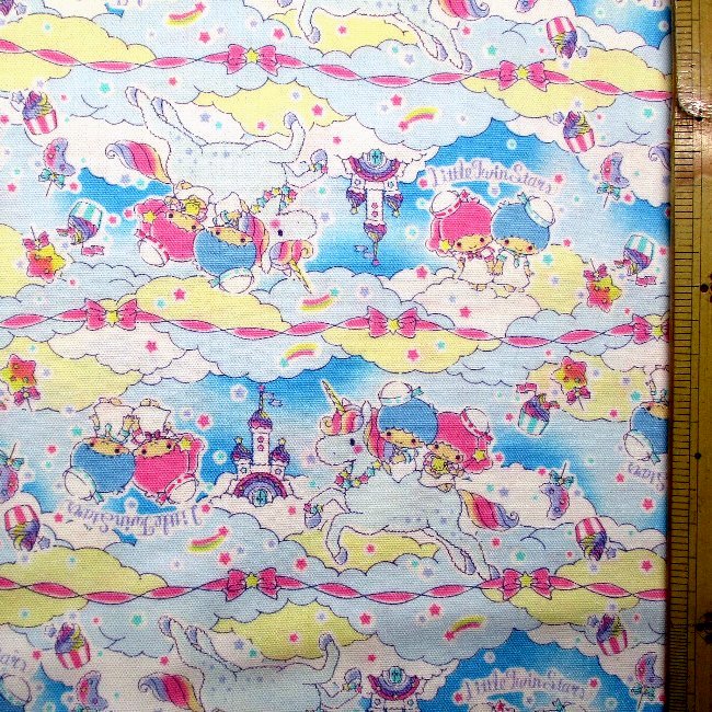 楽天市場】KT-キャラクター 生地 キキララ （ リトルツインスターズ