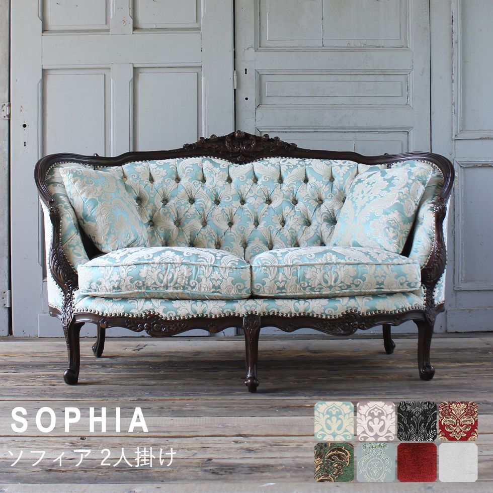 楽天市場】姫系 家具 ソファ 3人掛け ロココ 調 ゴシック アンティーク