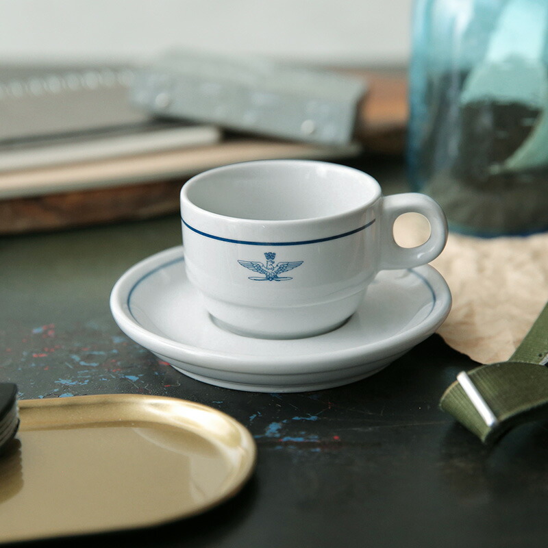 楽天市場】イタリア軍 A.M.I. コーヒーカップ＆ソーサー セット デッド