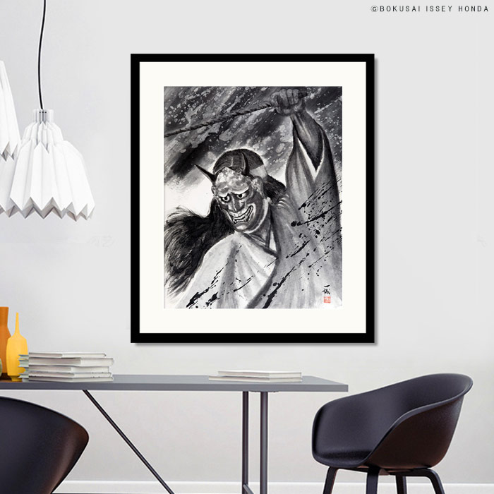 楽天市場】【2/20 限定クーポン】 墨絵の躍動表現・般若面 本田一誠