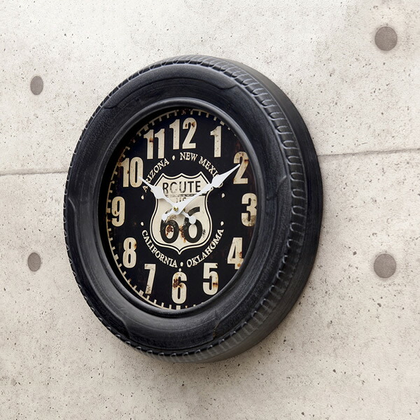 楽天市場】ホイールクロック | 時計 壁掛け時計 インテリア ガレージ