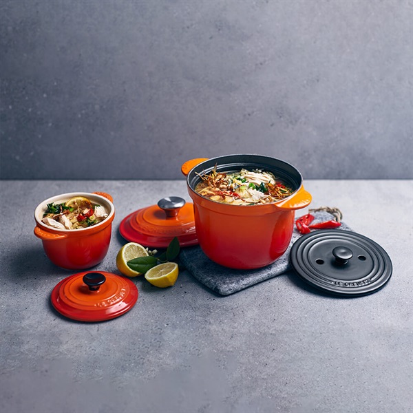 Le Creuset (ル・クルーゼ)ココット・エブリィ 18 オレンジ (SSツマミ