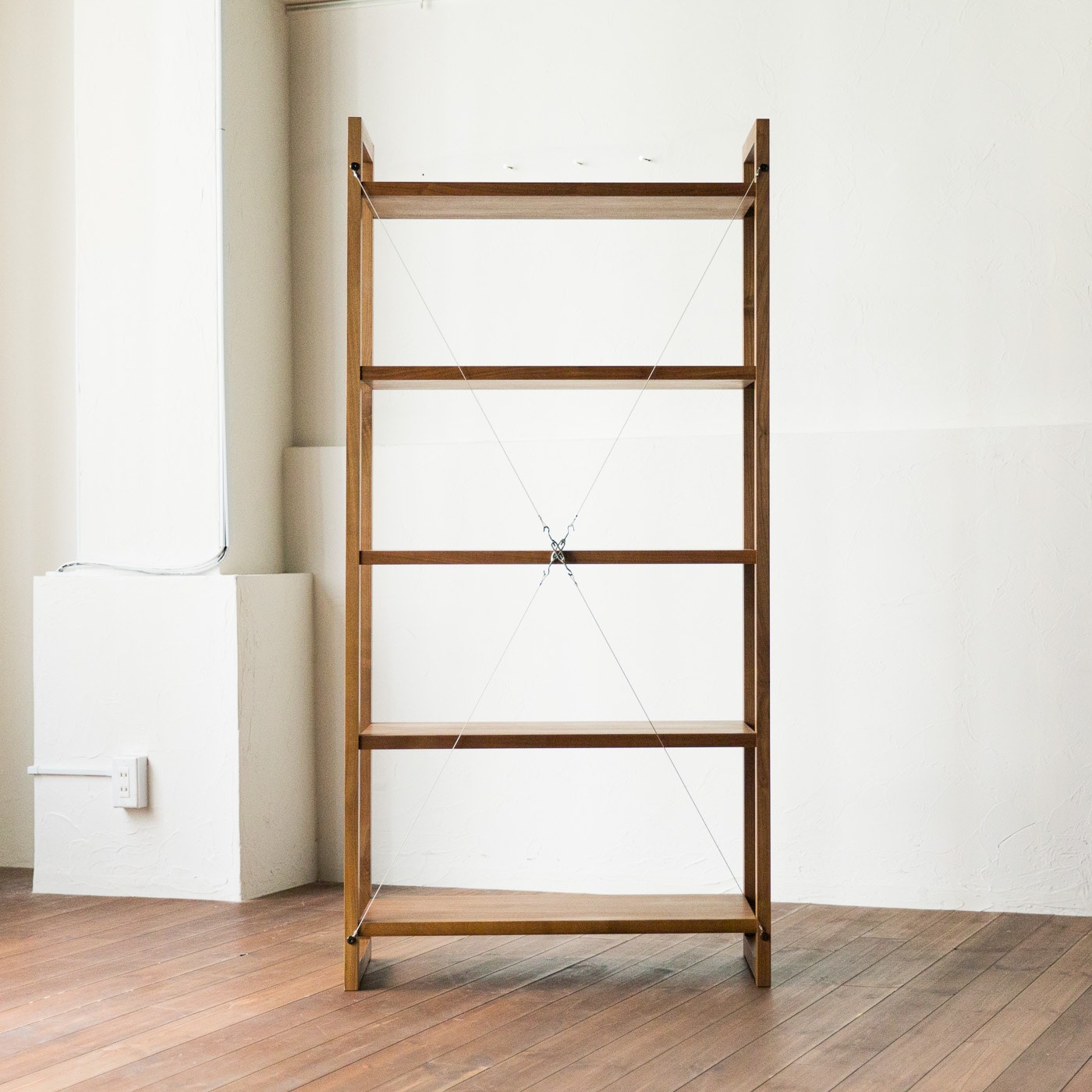 リアル オーダー シェルフ (幅95.4cm 高さ95cm（3段） 樹種ハード