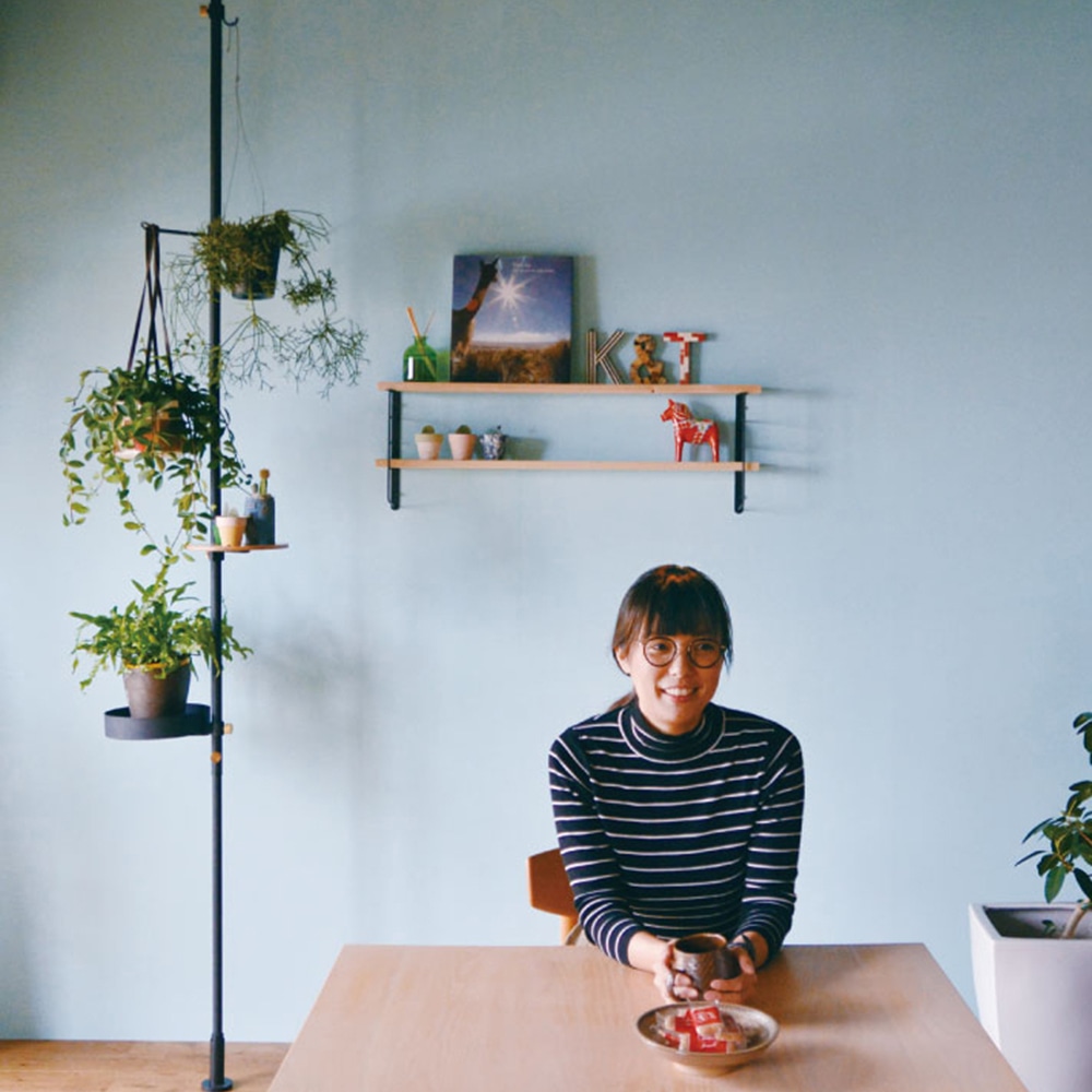 ドローアライン テンションロッド C / ブラック(200-275cm※横つっぱり