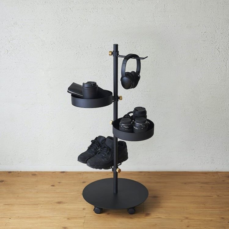 ドローアライン トレイ / ブラック(縦つっぱり用) | リグナテラス東京