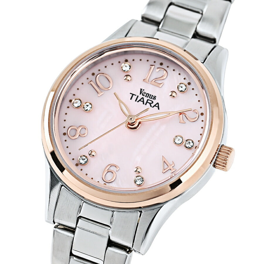 ヴィーナスティアラ 3針モデル VT102-PK レディース クオーツ 電池式