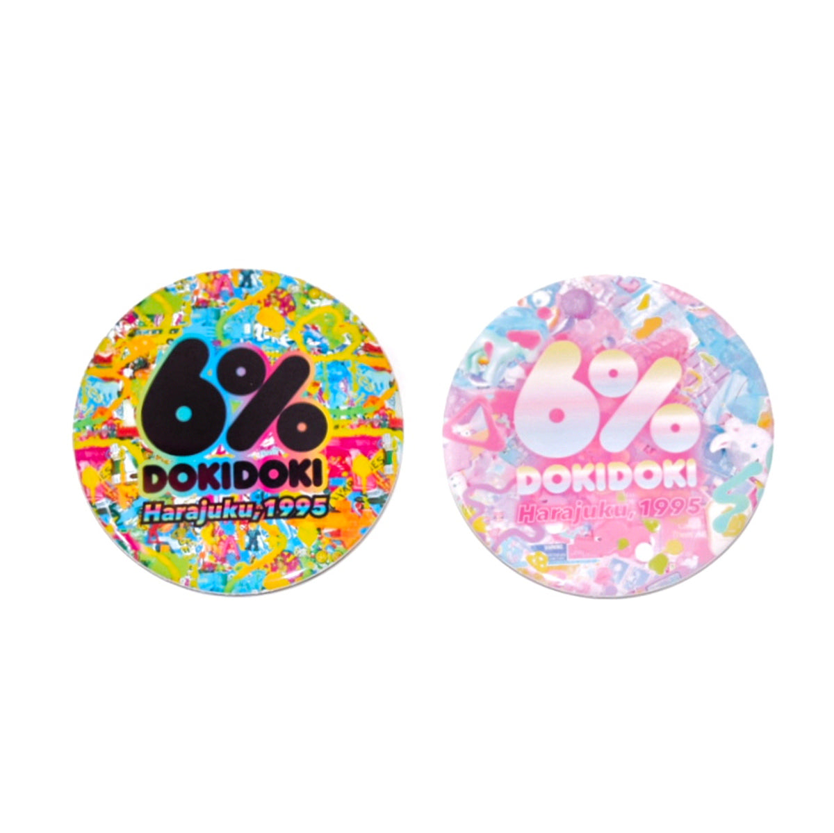 LOGO缶バッヂ/Primal Pop 6%DOKIDOKI Mix | 6%DOKIDOKI WORLDWIDE WEB SHOP