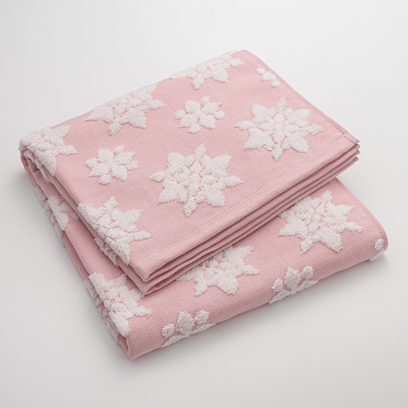 しあわせの今治ガーゼ バスタオル （バスタオル）60×120cm ピンク 綿