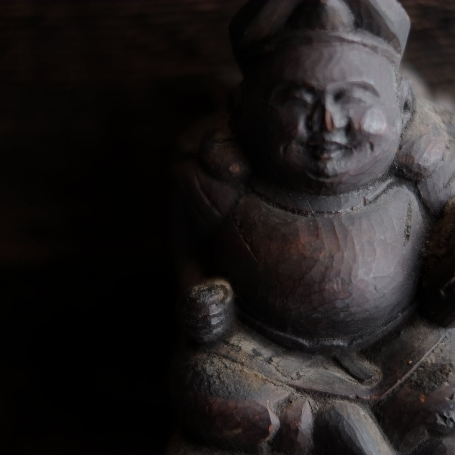 時代 木彫 恵比寿像 （江戸時代） – 逢季荘