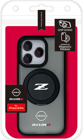 nismo iPhone16 Pro Max用 Magsafe対応 アルカンターラ＆本革 手帳型