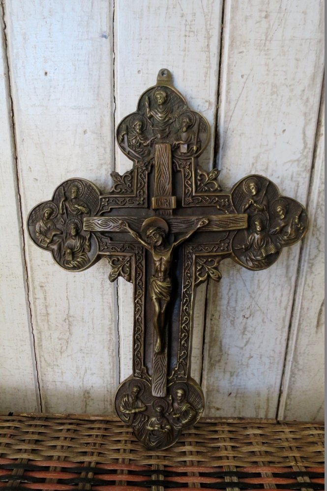 アンティーク 十字架 クロス 真鍮 キリスト 十二使徒 | antiques-educo