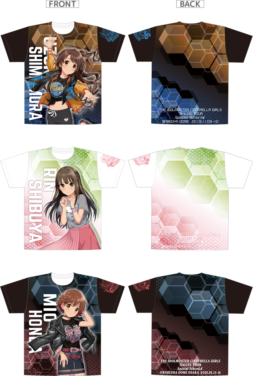 アイドルマスターシンデレラガールズ 7thLIVE メモリアルグッズ