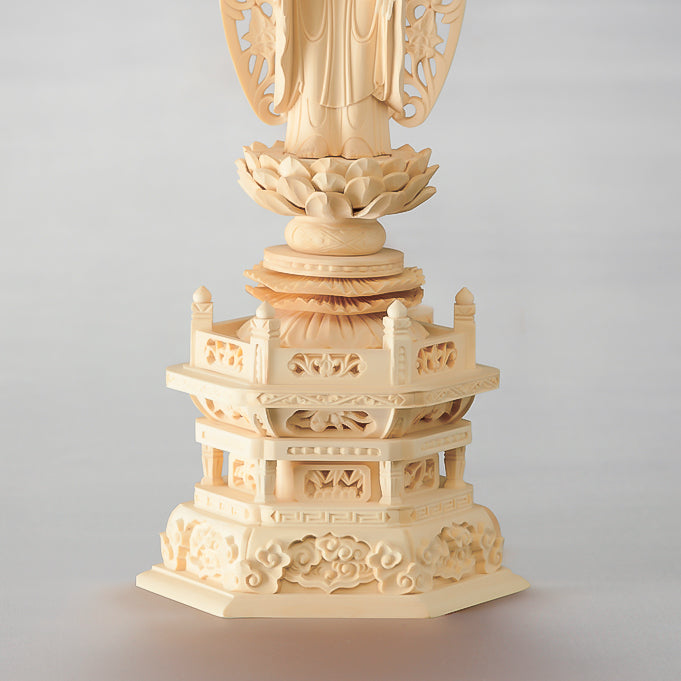 仏像 本尊 立阿弥陀如来 六角台座 舟形光背【メーカー取寄品】 — 仏壇