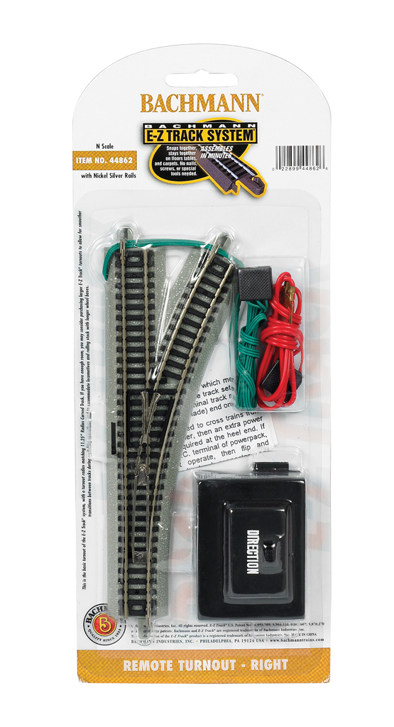 Remote Turnout - Right (N Scale) [44862] - $65.00 : Bachmann
