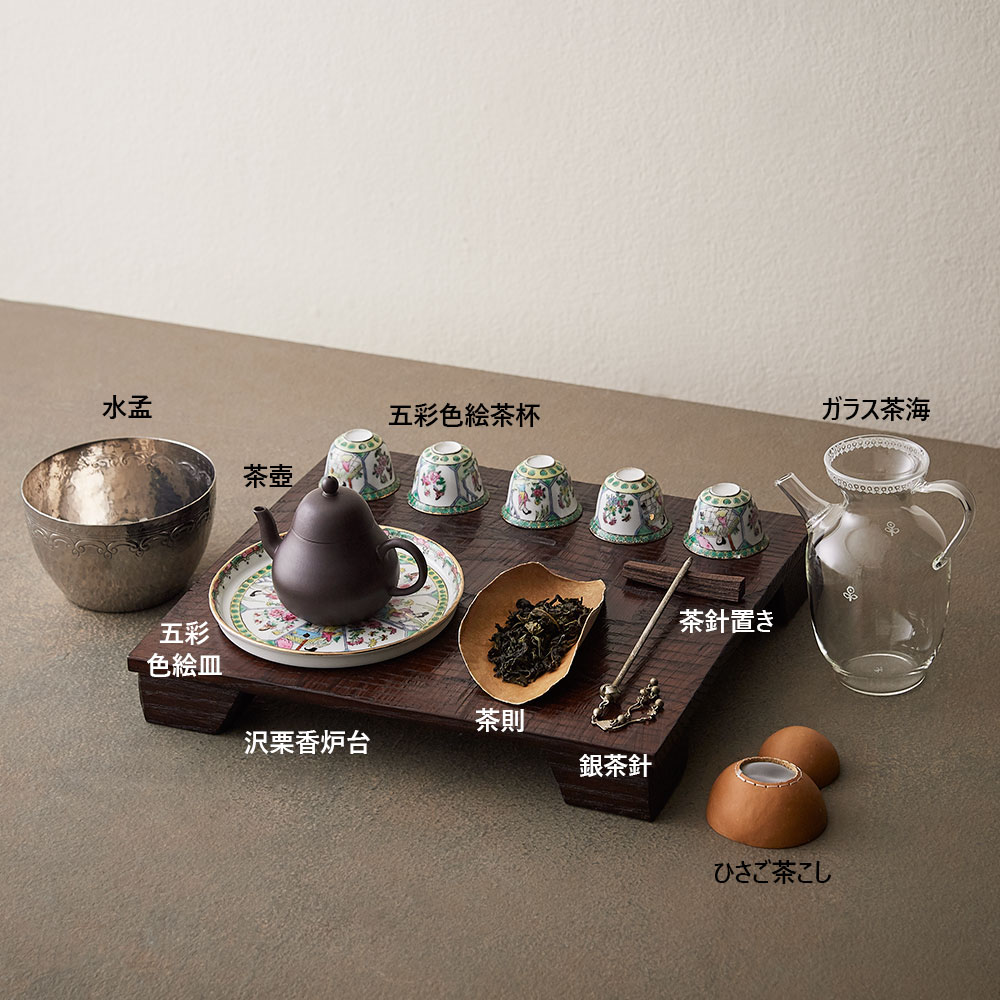 五彩中国茶道具揃え: インテリア・ライフスタイル | スイーツ・グルメ