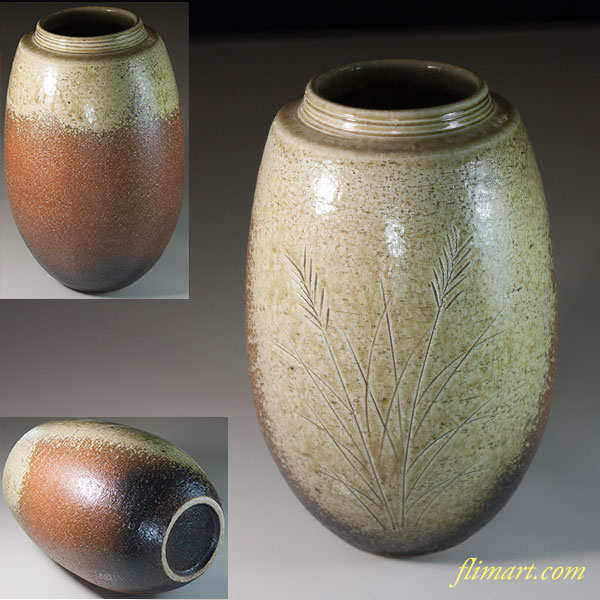 信楽焼紫峯花瓶 | 和食器リサイクル通販専門店フリマート